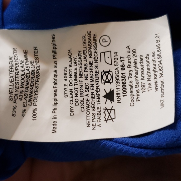 Tory burch cobalt blue dress - Picture 16 of 16